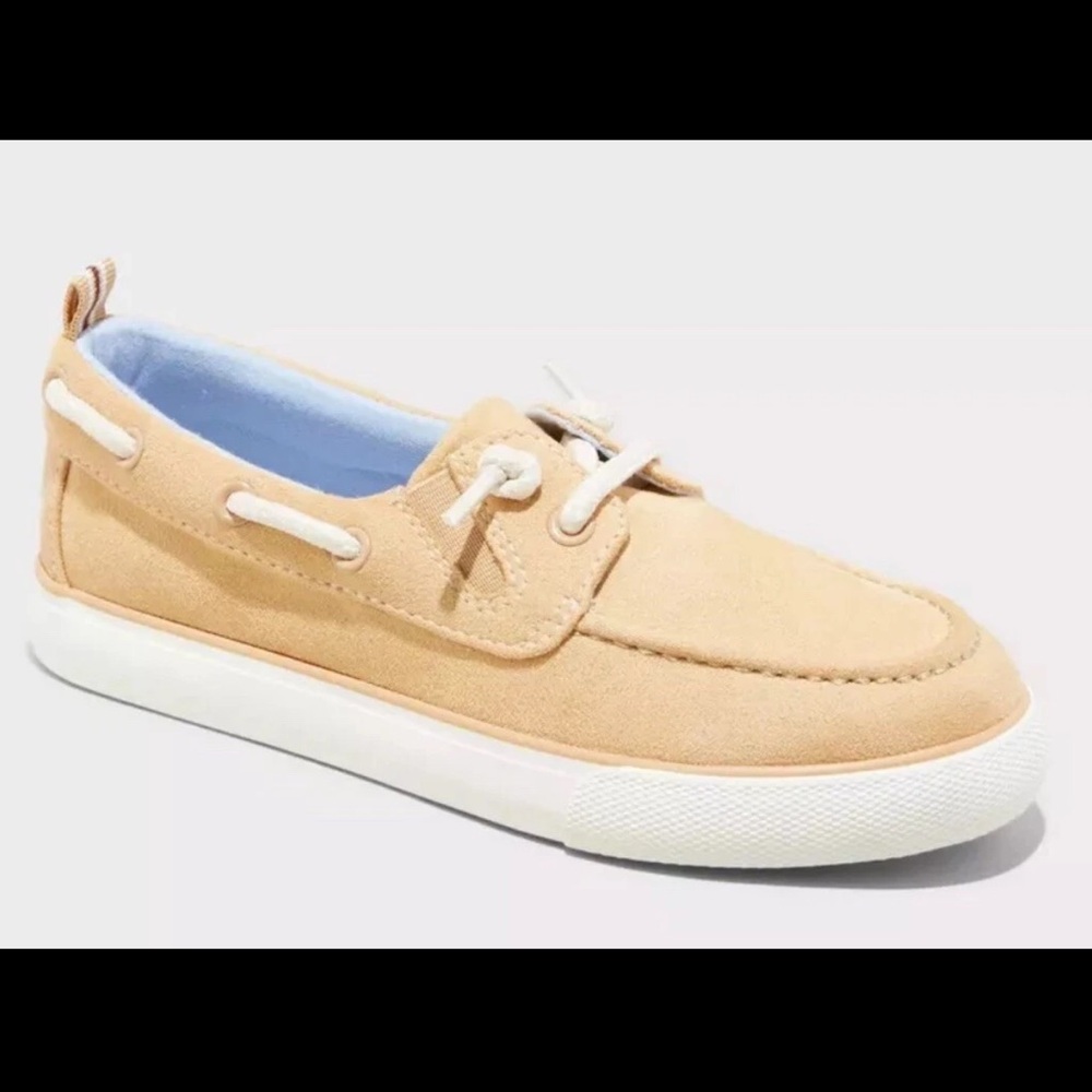 Cat & Jack | size boys 4 | tan boat shoes